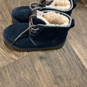 UGG Kids' Dark Blue Boots with Warm Lining